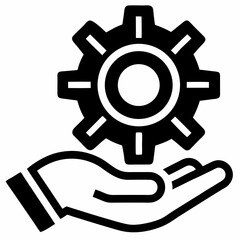 gear icon vector illustration