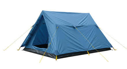 Isolated Blue Camping Tent © Leon
