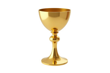 A Shiny Golden Chalice on a Black Background, Symbolizing Luxury, Celebration, and Elegance for Ceremonies and Special Occasions