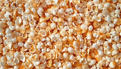 Close-up of popcorn texture