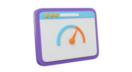 Isolated Speedometer on Browser Window