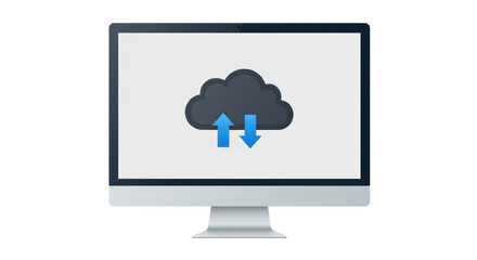 Isolated Cloud Uploading to Computer Screen