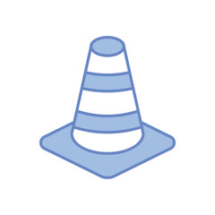 Construction Cone Vector icon