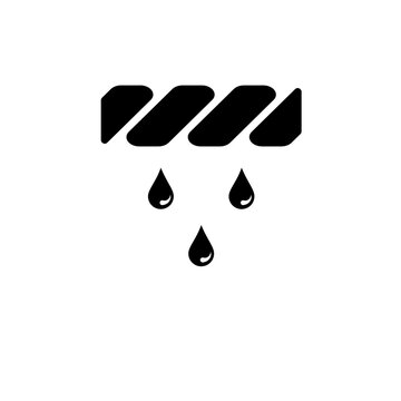 Wring Out Laundry, Squeeze Cloth, Squeezing Solid Flat Vector Icon Isolated on White Background.