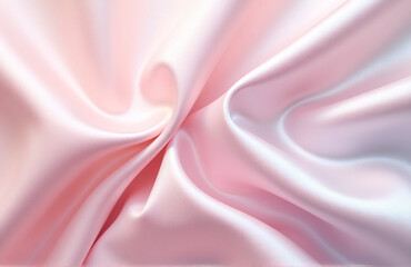 Obraz premium Soft Pastel Colors Blend Into A Luxurious Silk Fabric With Matte And Shimmer Effects In A Versatile Template For Special Occasions.