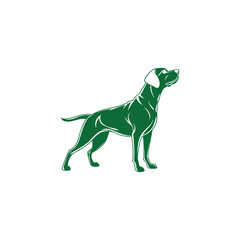 Green Dog Logo Design