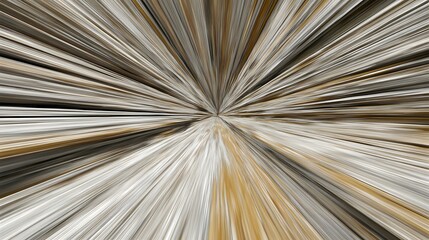 Obraz premium Abstract radial blur with beige brown and white converging towards a central point.
