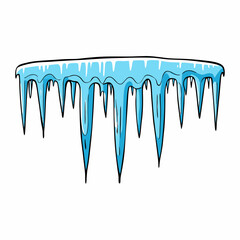 icicles no man creative vector design