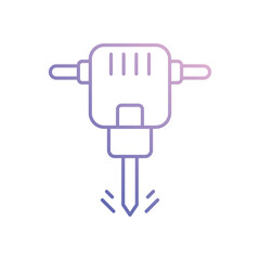 Jackhammer Vector icon