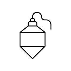 Obraz premium Plumb Bob Vector icon