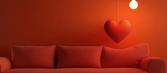 Romantic Red Living Room: A Heartfelt Valentine's Day Decor