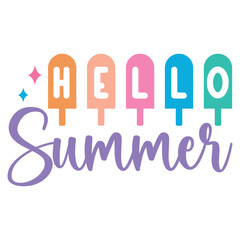 Hello summer Svg