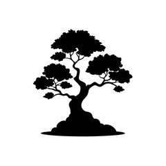 tree silhouette vector