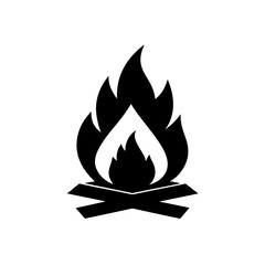 fire icon vector illustration