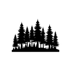 christmas trees vector