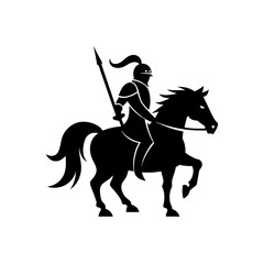 horse rider silhouette