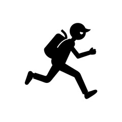running man silhouette