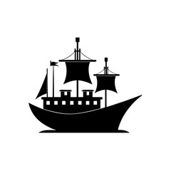 ship icon vector illustration