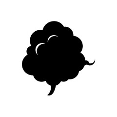 vector illustration of an abstract cloud