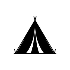 Fototapeta premium vector illustration of a tent