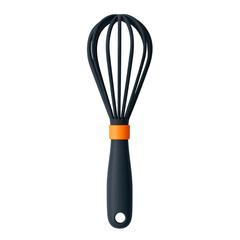 Naklejka premium Whisking ingredients in a cozy home kitchen environment. Isolated on transparent background, png.