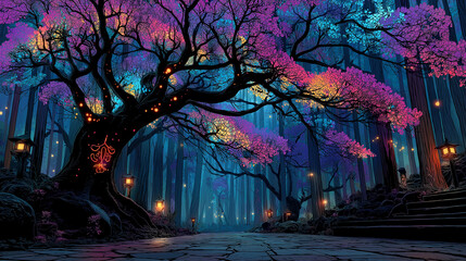 Fototapeta premium Mystical forest
