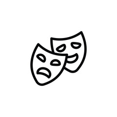 Representing Happy and Sad with Simple Drama Masks