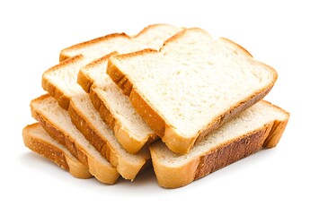 Sliced white bread