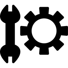 Trail Maintenance Glyph Icon