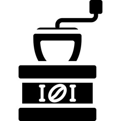 Coffee Grinder Glyph Icon
