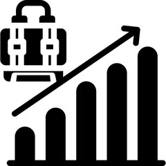 Career Development Glyph Icon