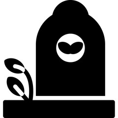 Garden Trellis Glyph Icon