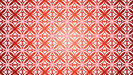Red and Pink Heart Pattern Background