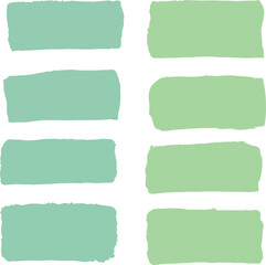 set of watercolor frames