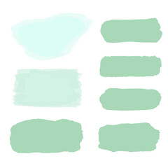 Fototapeta premium set of watercolor frames