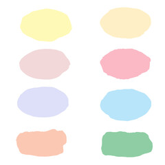 set of watercolor frames