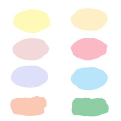 set of watercolor frames