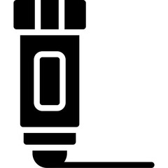 Glue Stick Glyph Icon