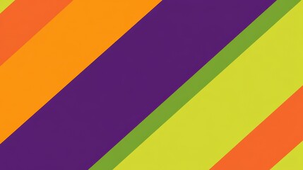 Obraz premium Diagonal stripes of vibrant, bold colors create a striking pattern.