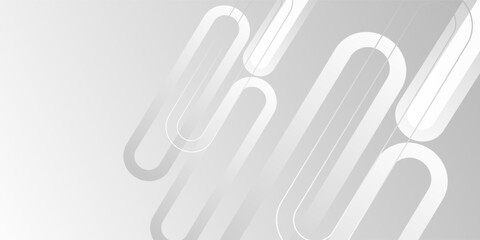 Abstract white background. Minimal geometric white light background abstract design