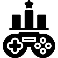 Game Leaderboard Glyph Icon
