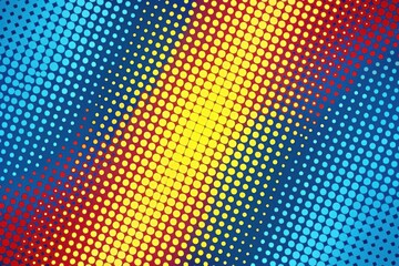 Retro Halftone Dot Pop Pattern