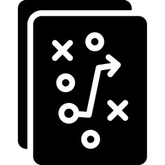 Strategic Planning Glyph Icon