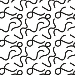 abstract repeated background design, vector seamless pattern