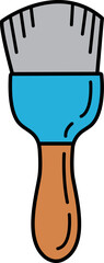 single icon of a butter brush