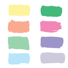Fototapeta premium set of watercolor frames