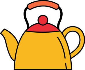single icon of a tea kettle