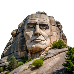 Fototapeta premium Rock Face Formation with Drawing