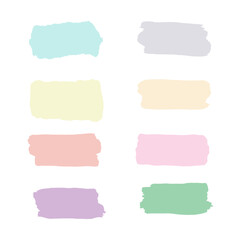 set of watercolor frames