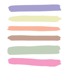 Obraz premium set of watercolor frames